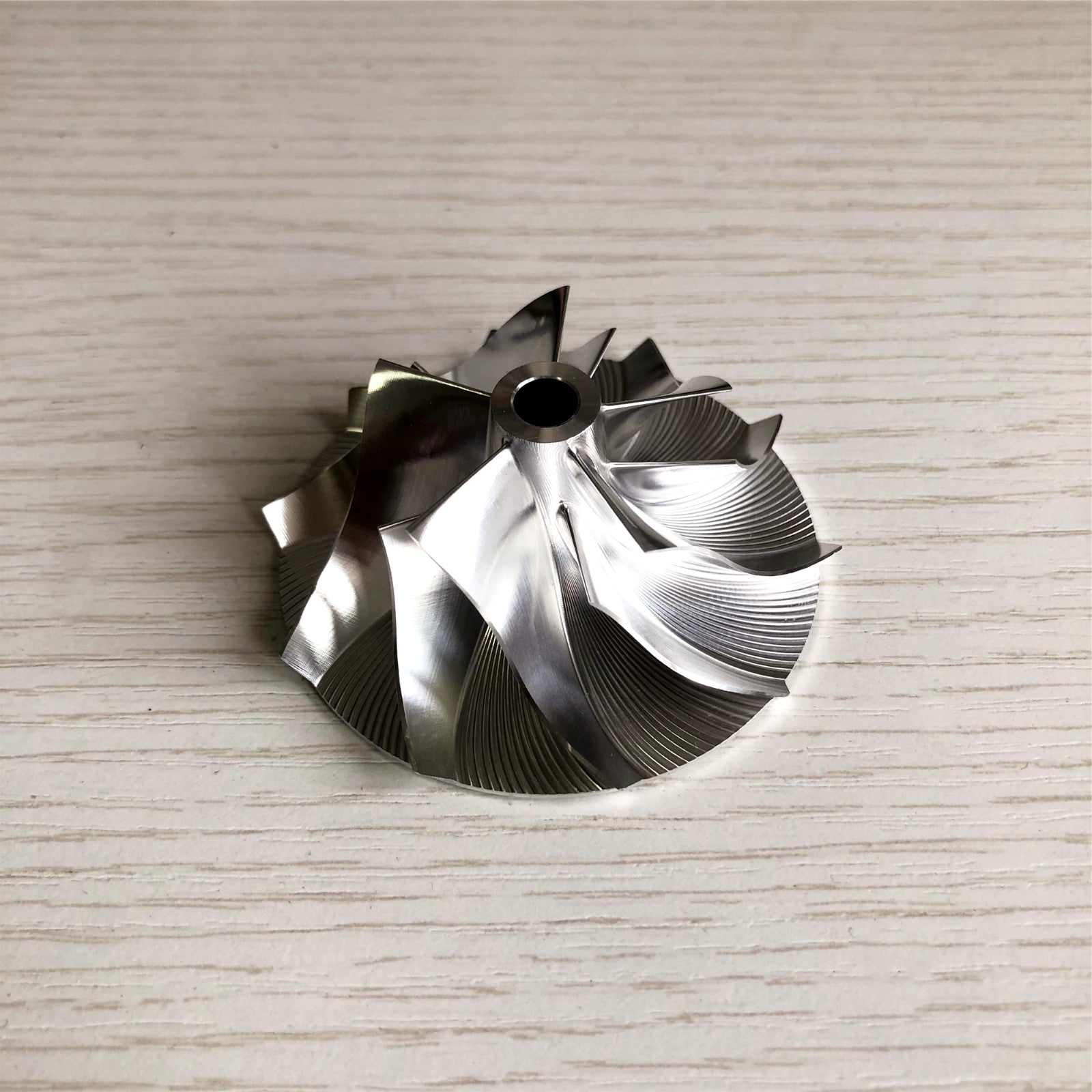 CT26 39.00/62.00 mm 5+5 blade high-performance billet compressor wheel