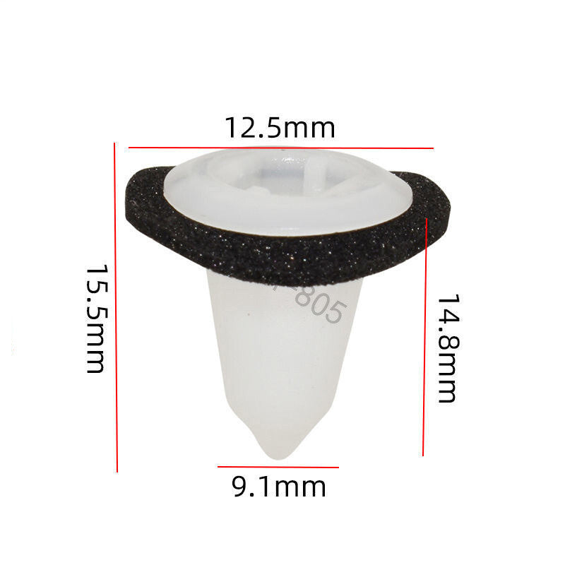 5 Sets Car Windscreen Panel Pillar Moulding Trim Retainer Clips for VW for Tiguan