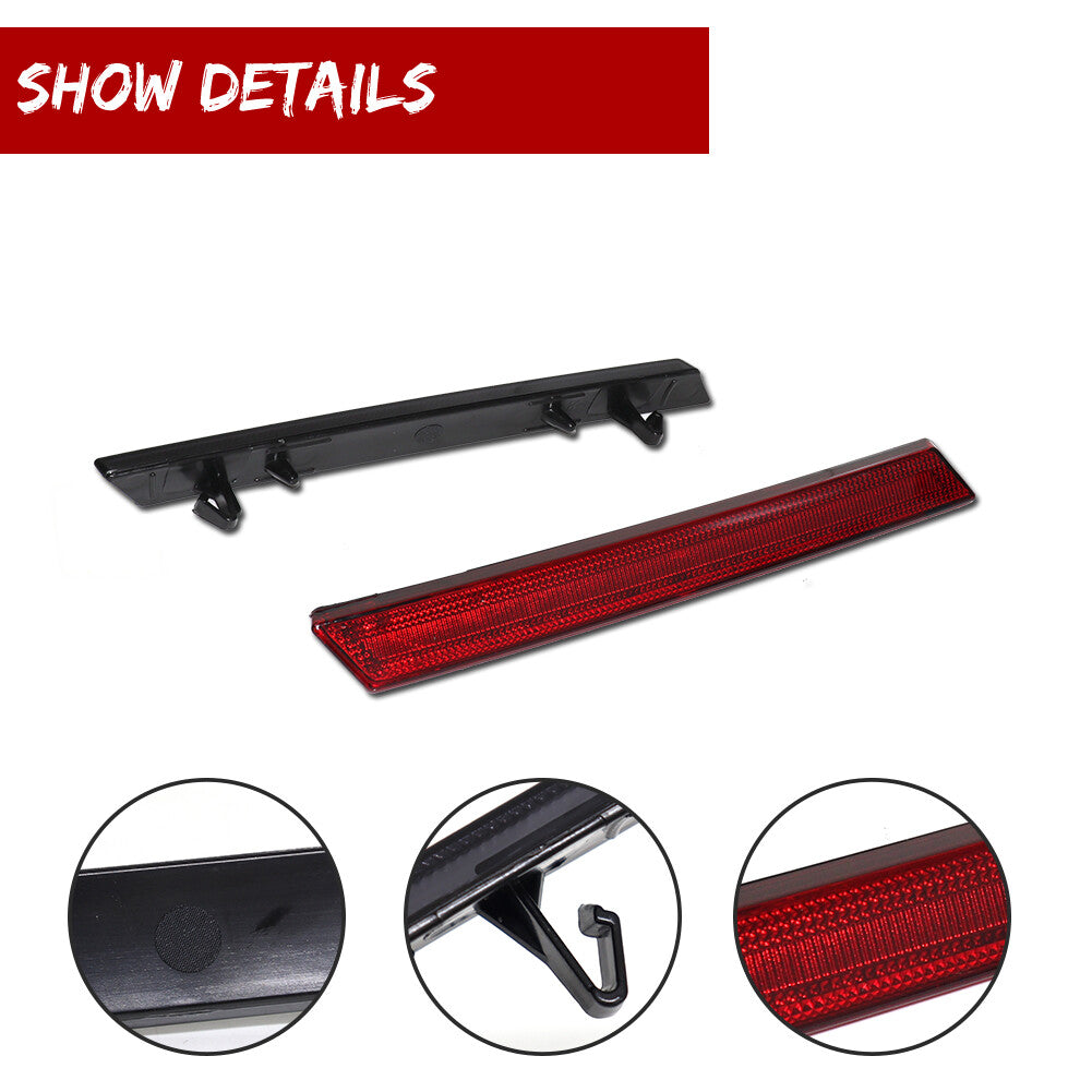 For 2013 - 2017 for Cadillac XTS Rear Bumper Reflector Tail Light Red OE Style 2 Pieces - v
