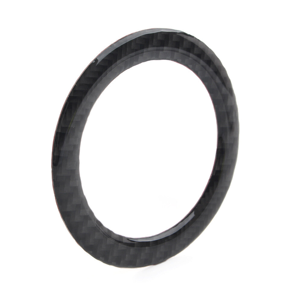 Carbon Fiber Steering Wheel Hub Cover Trim for Jeep Grand Cherokee 2014-2022