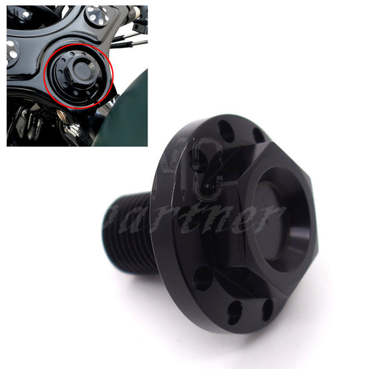 Black CNC Aluminum Steering Stem Bolt for Harley Sportster XL 1200 883 48 Q