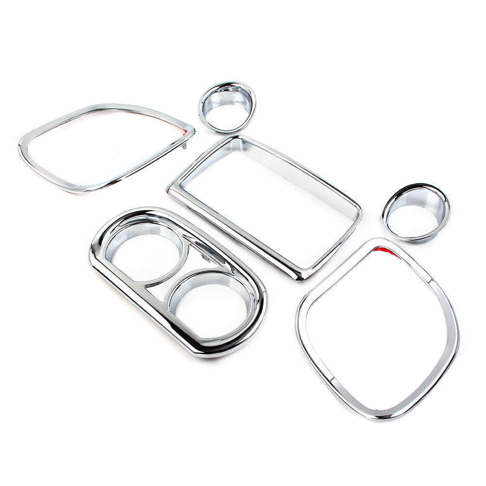 Inner Fairing Speedometer Radio Speaker Trim Chrome for Harley Road Glide 15-22 Q