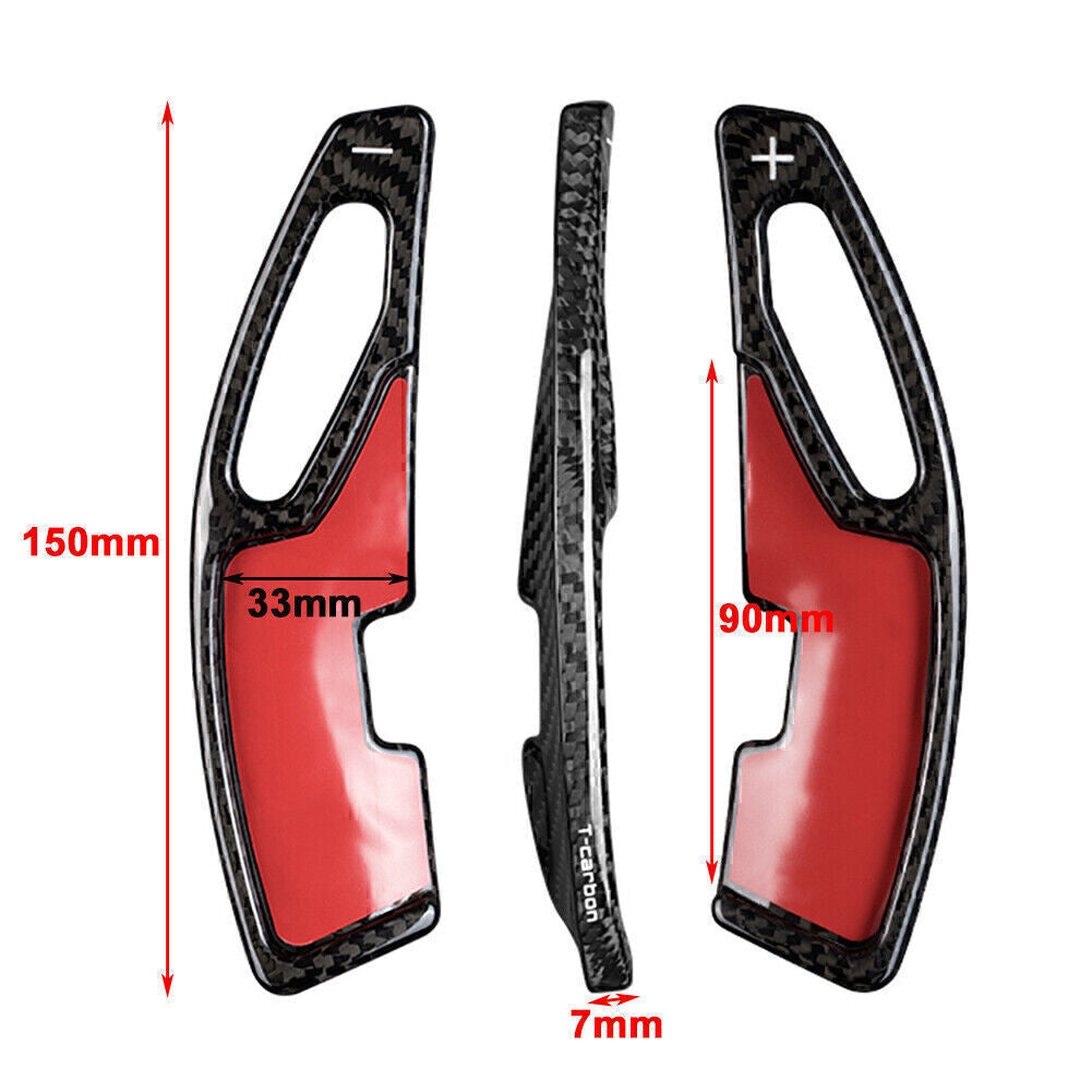 2pcs Carbon Fiber Steering Wheel Shift Paddle for Lexus IS NX RX GS