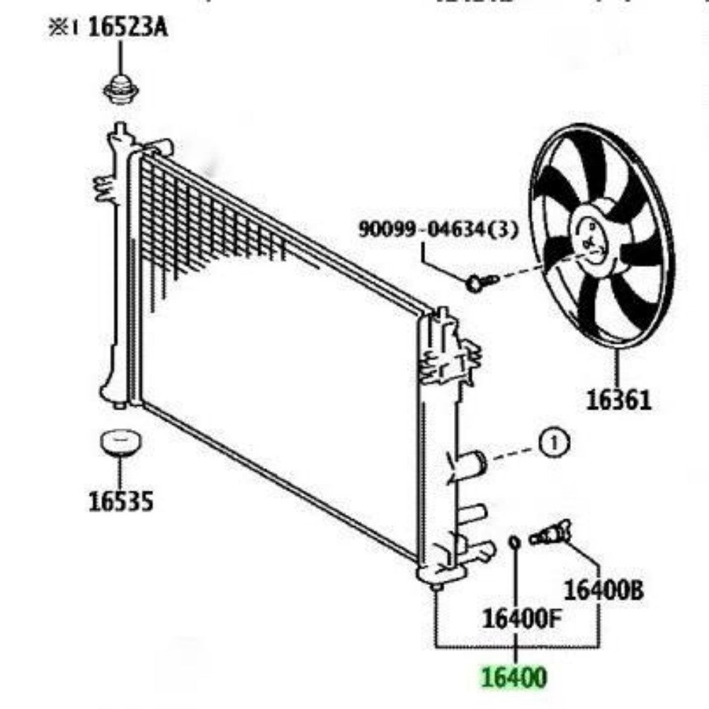 Parts 16400F2100/16400F2090