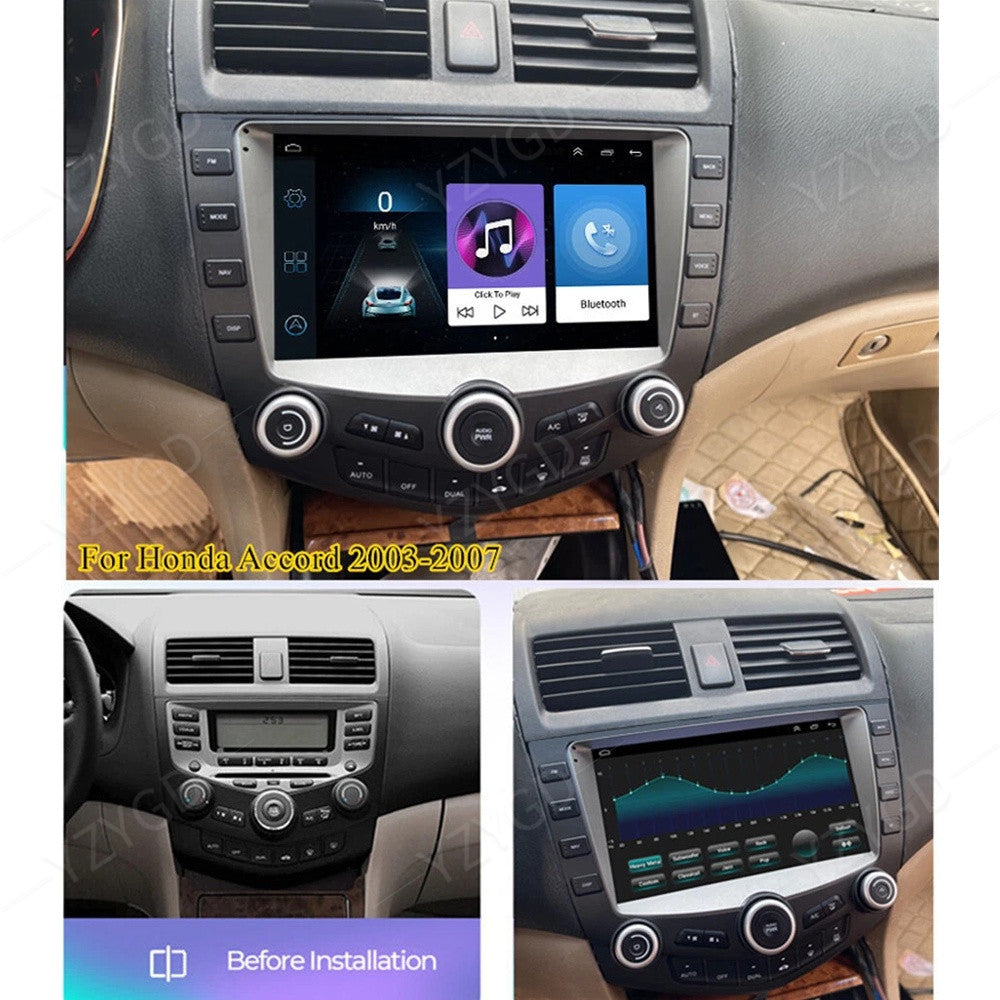 for Honda for Accord 2003-2007 9 Carplay Car Stereo Radio Android 14 GPS Navi WIFI