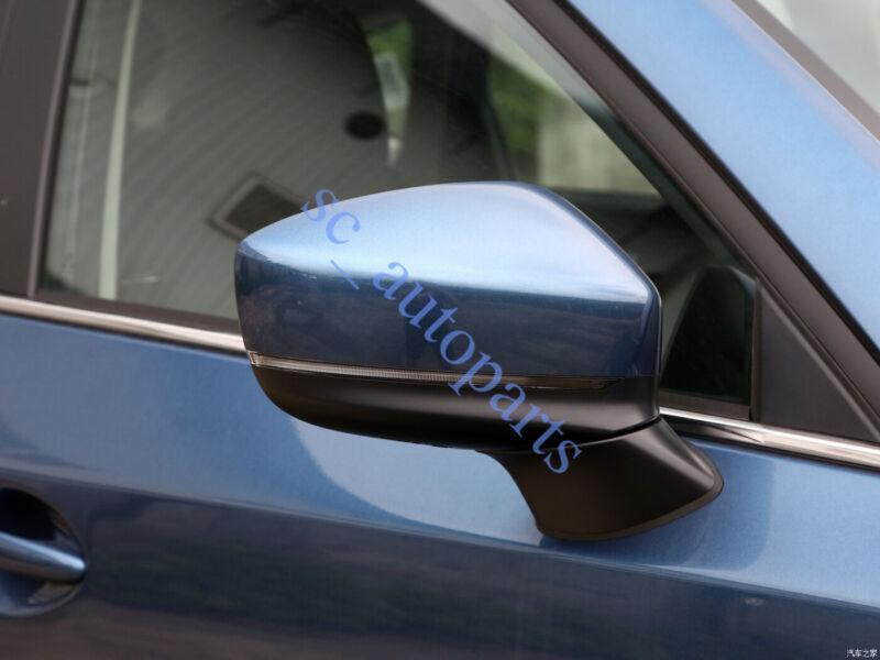 Light Blue Right Passenger Side Side Mirror Cover Cap 17-20 For AUTO for Mazda CX-5
