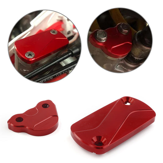 Front Rear Brake Reservoir Fluid Cover Cap fit CR125R CR250R CRF250R/X CRF450R/X Q