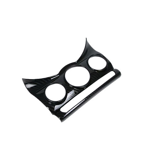 for Corolla 2009 - 2013 Carbon Fiber ABS Car Center Console AC Switch Panel- v