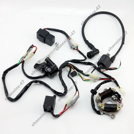 Wire harness luminous CDI control unit coil switch suitable for YAMAHA PW50 PY50 Q