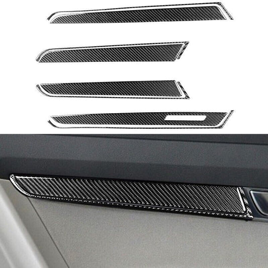 Real Carbon Fiber Car Door Panel Cover Trim for Audi for A6 S6 2005-2010 2011 8PCS
