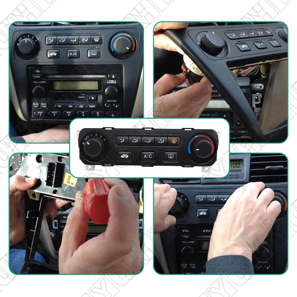 A/C Climate Control Panel Fit for Honda for Accord 2001 2002 79600-S84-A21ZA Q