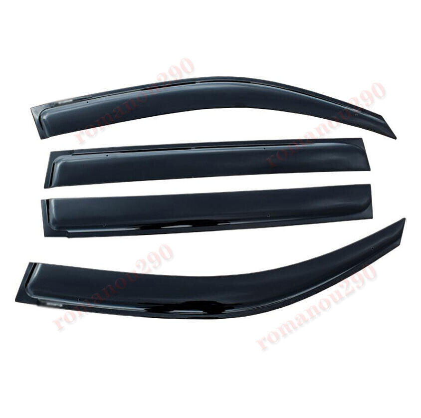 for Toyota for Land Cruiser 08-21 Smoke Window Visors Sun Rain Guard Vent Deflectors