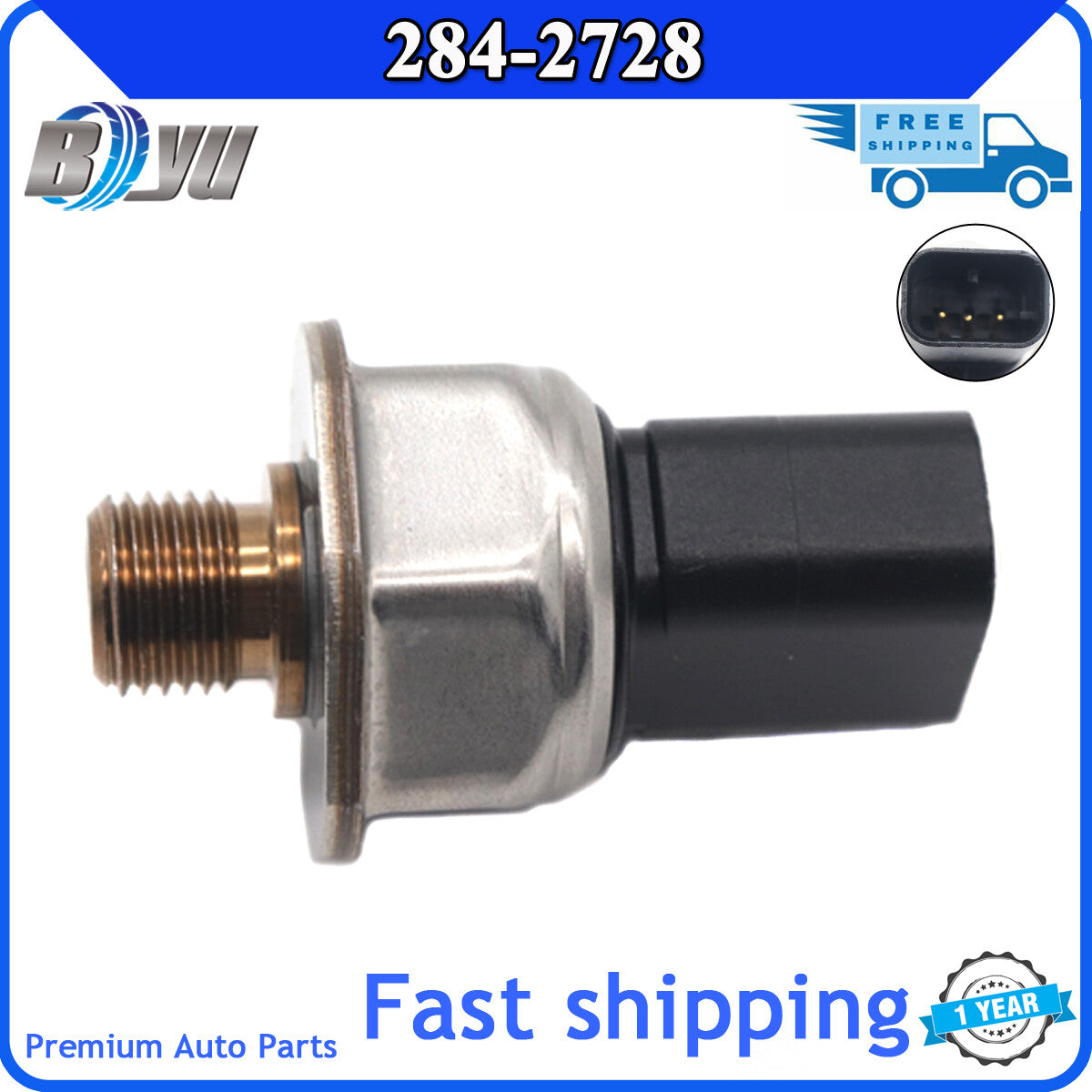 Heavy-duty pressure sensor suitable for Caterpillar CAT TH31-C9T GP, pressure 284-2728 1PX