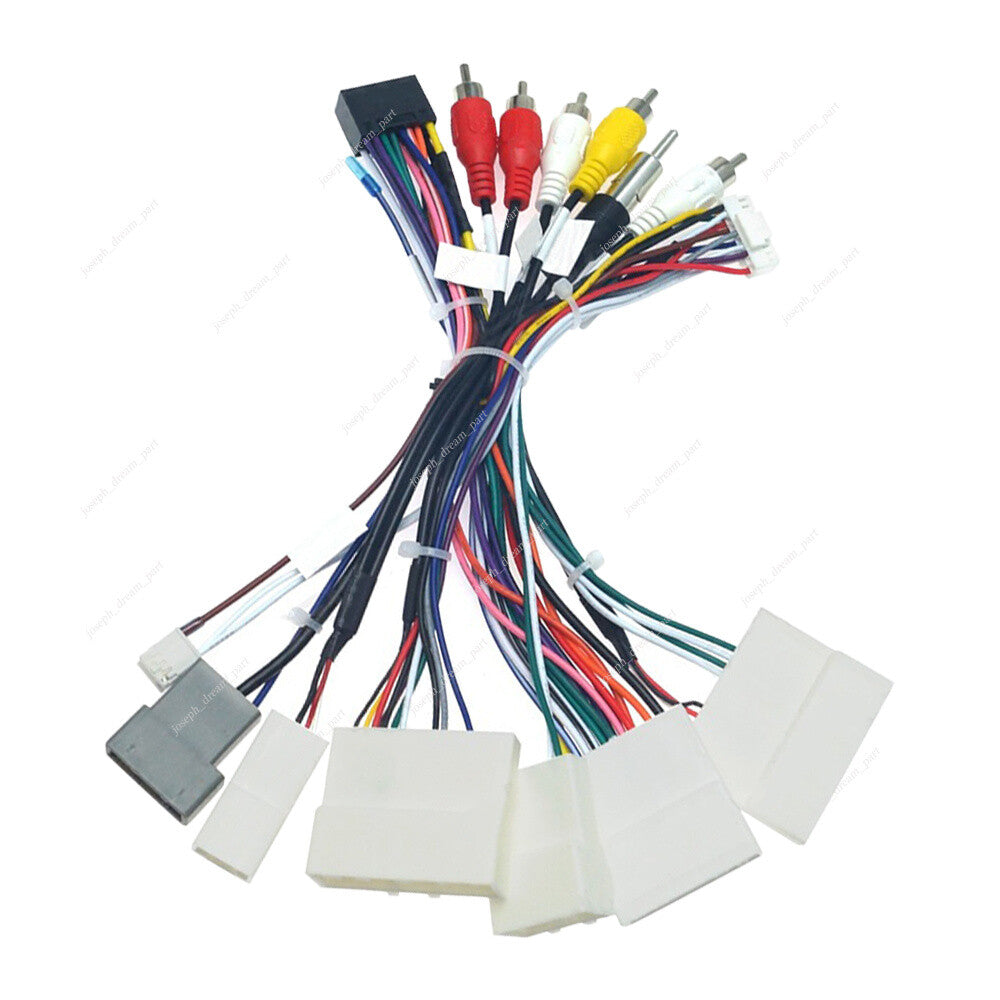 Power Harness Wiring Cable Adapter W/Canbus Camera BOX for Toyota Radio Stereo