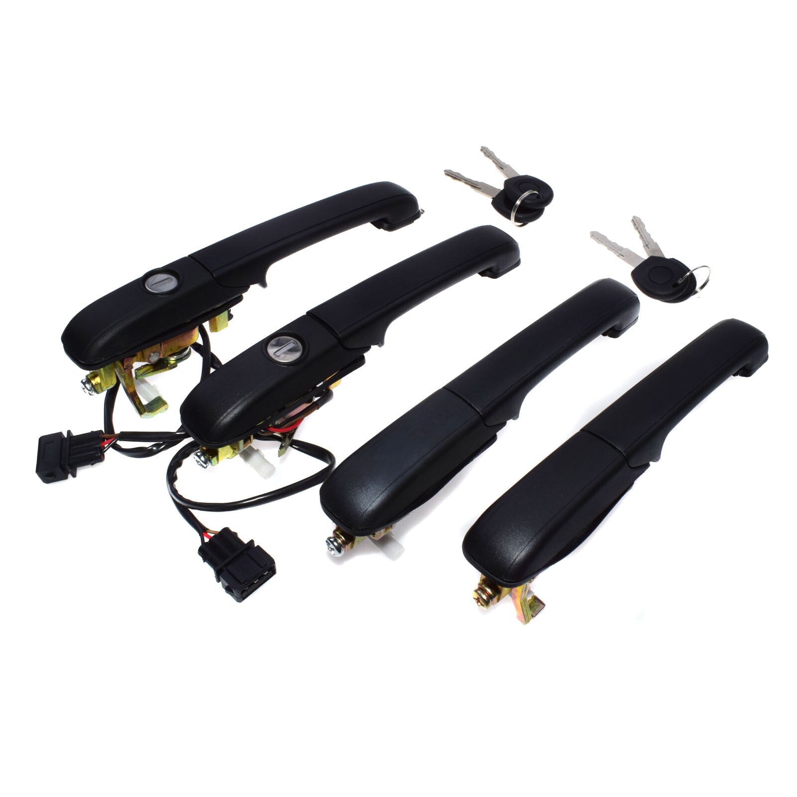 4 Pcs Door Handle Front Rear for VW for Passat Sedan 1994-1997 3A0839206A 3A0839205A