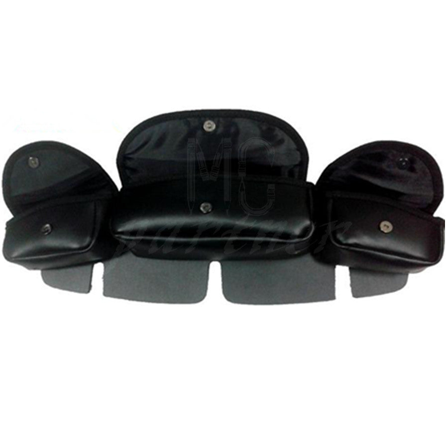 Windshield Bag Saddle 3 Pouch Pocket Fairing for Harley Touring Electra Glide Q