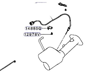 Exhaust High Temper Sensor fits for Mitsubishi PAJERO MONTERO 3.2 Turbo 2006- V80,90 Q