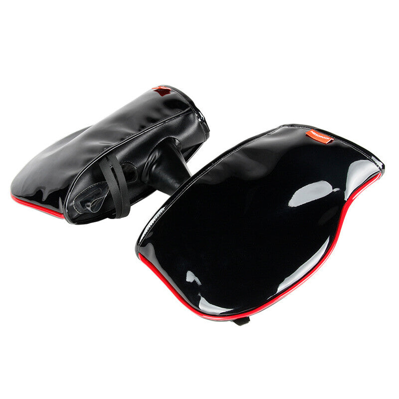Handcuffs, winter motorcycle handlebar protection, warmth, all-terrain vehicle handlebar gloves - n