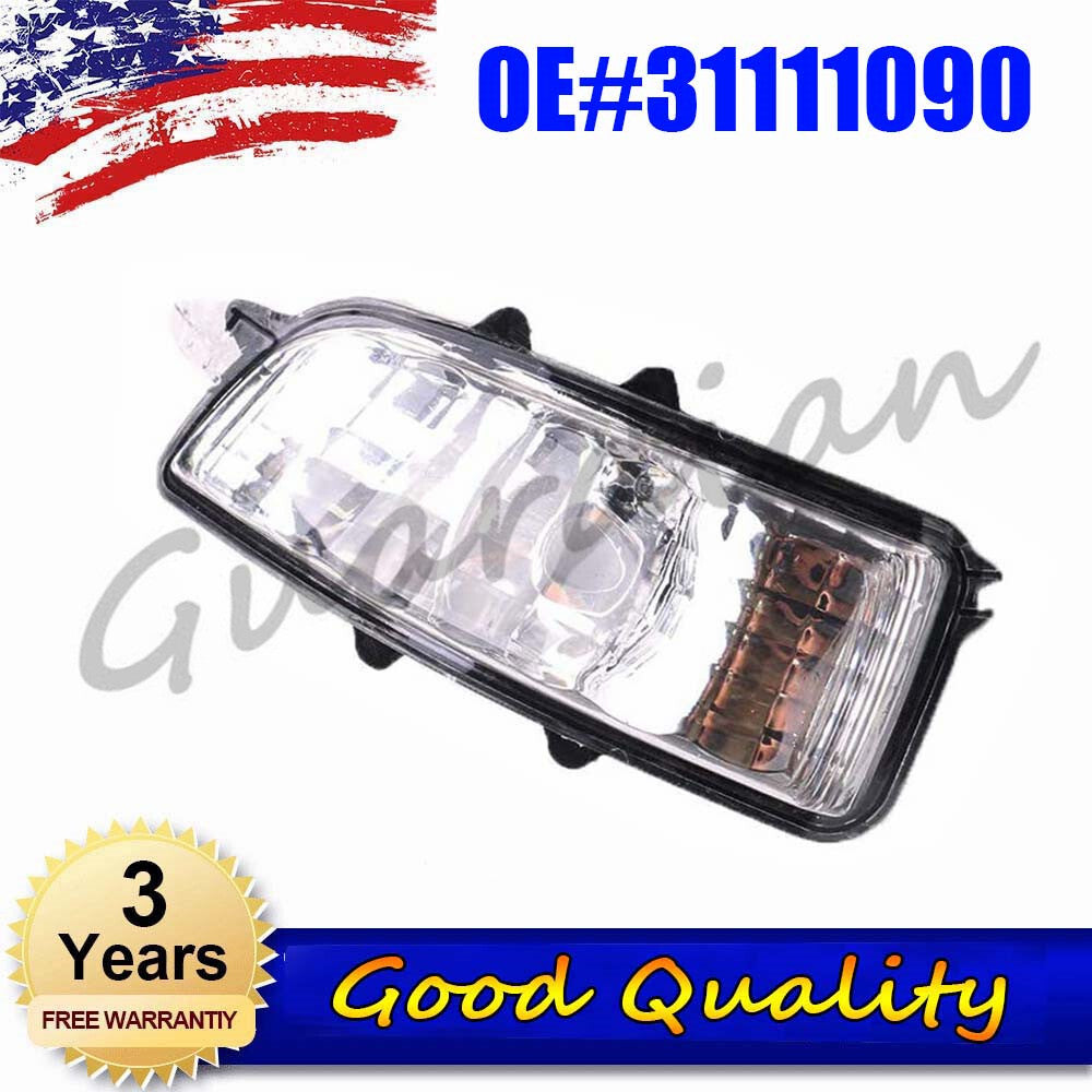 Mirror Turn Signal Lens Driver Side Left LH 31111090 for Volvo V70 V50 S80 S60