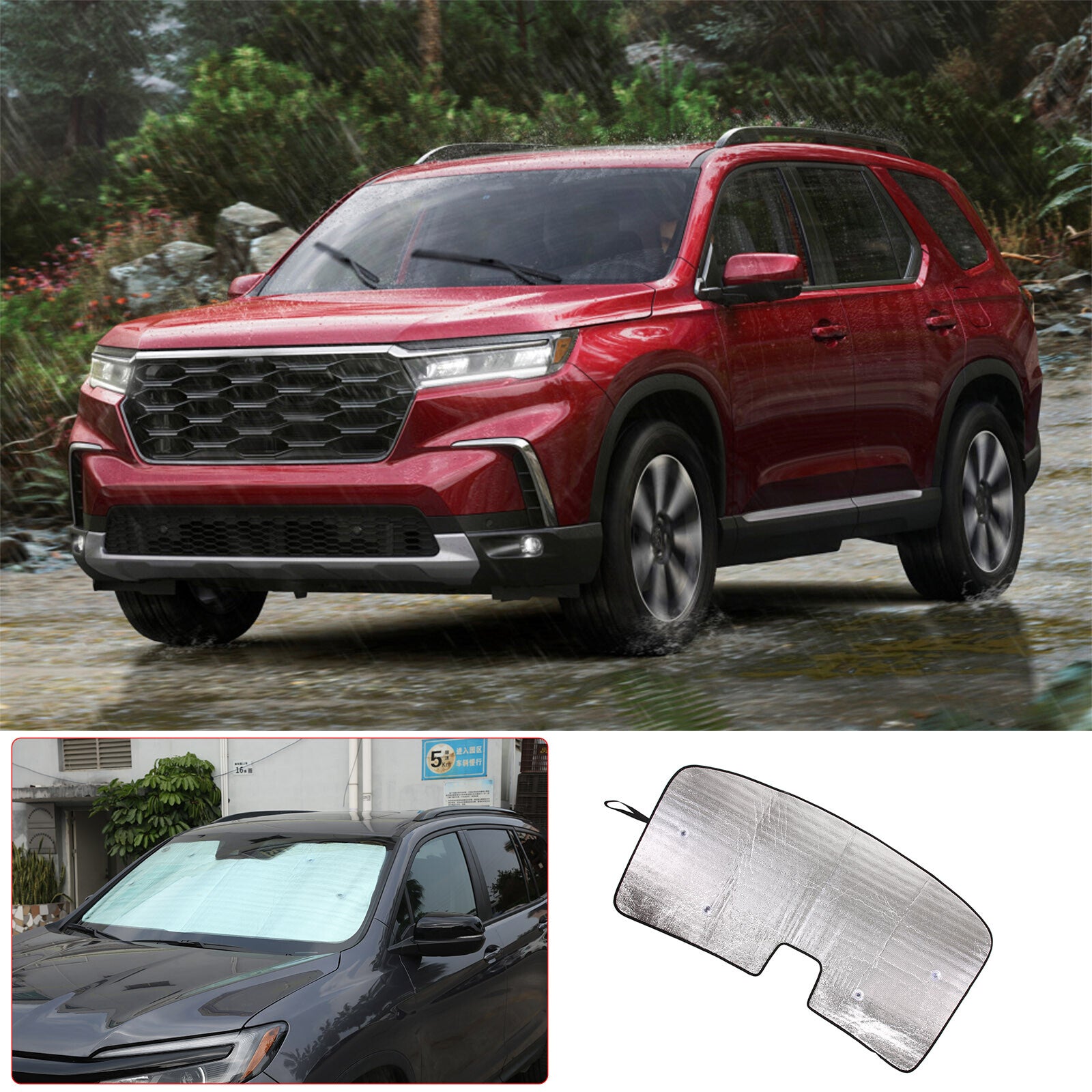 Carbon fiber rearview mirror cover suitable for ML GL GLE GLS 2013-2019- v