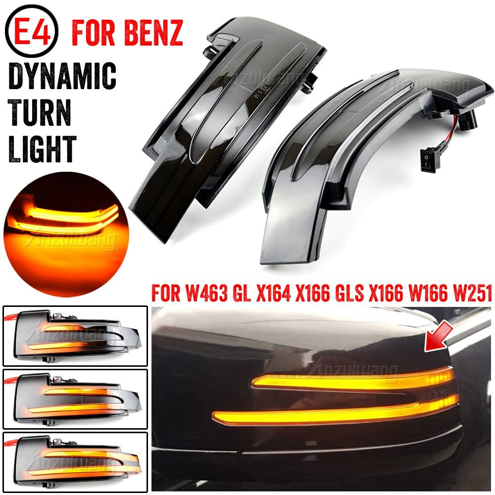Dynamic Side Turn Signal Light for Mercedes-Benz G-Class SUV (W463)507 (W463)211