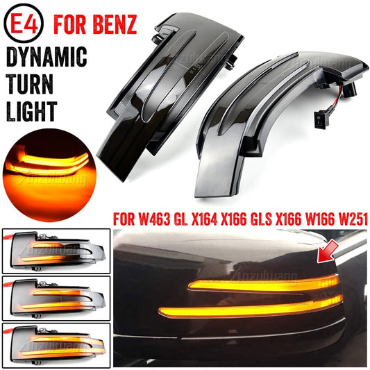 Dynamic Side Turn Signal Light for Mercedes-Benz G-Class SUV (W463)507 (W463)211
