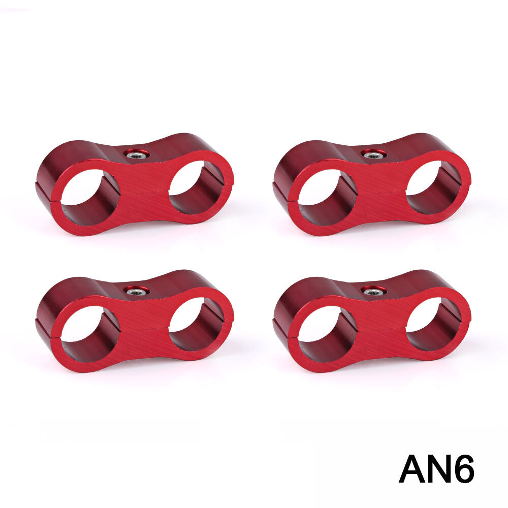 AN6 Hose Separator Clamp Hose Fitting Connector for Oil/Fuel Hose Line Q