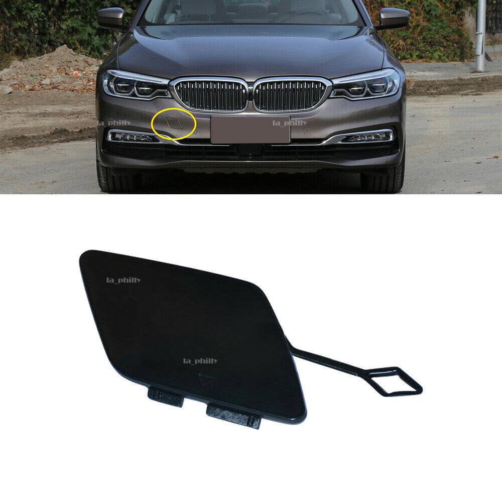 Front Bumper Tow Hook Cover Cap Unpainted for 2018-2020 for BMW 5 Series G38 Luxury Q