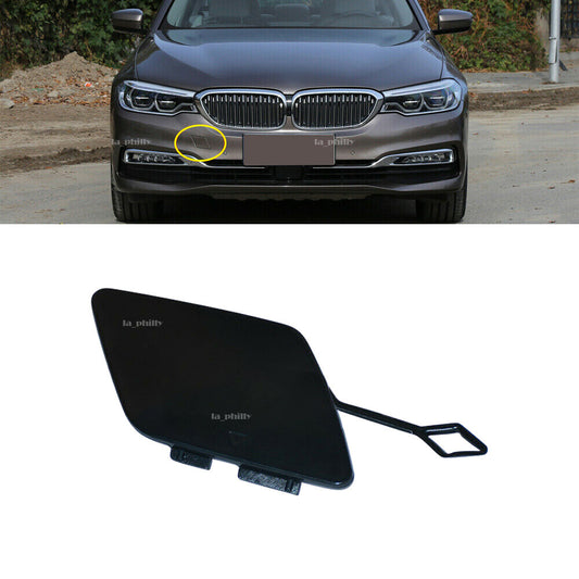 Front Bumper Tow Hook Cover Cap Unpainted for 2018-2020 for BMW 5 Series G38 Luxury Q