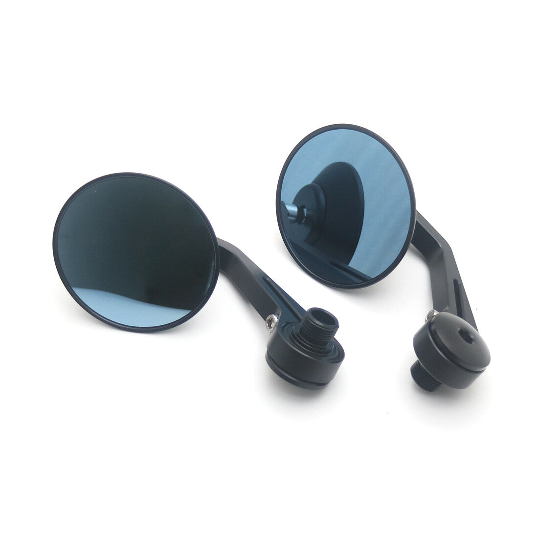 Black CNC Round Handlebar end Side Mirror For Benelli Leoncino 500 502c 752s Q