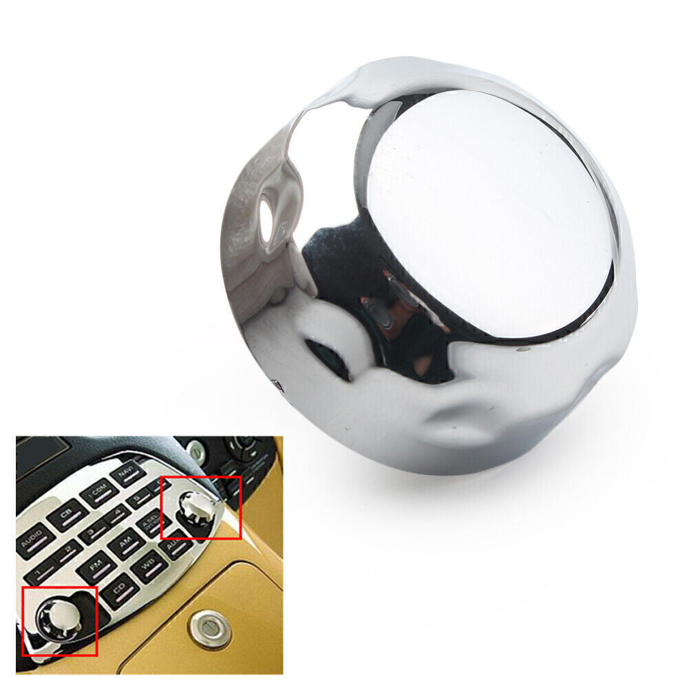 1x Chrome Fairing Audio Switch Cover Fit for Honda Goldwing GL1800 2001-2011