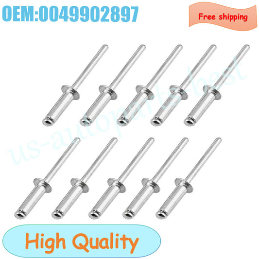 Set Of 10 Multi Purpose Blind Rivet for Benz W204 W212 W463 0049902897