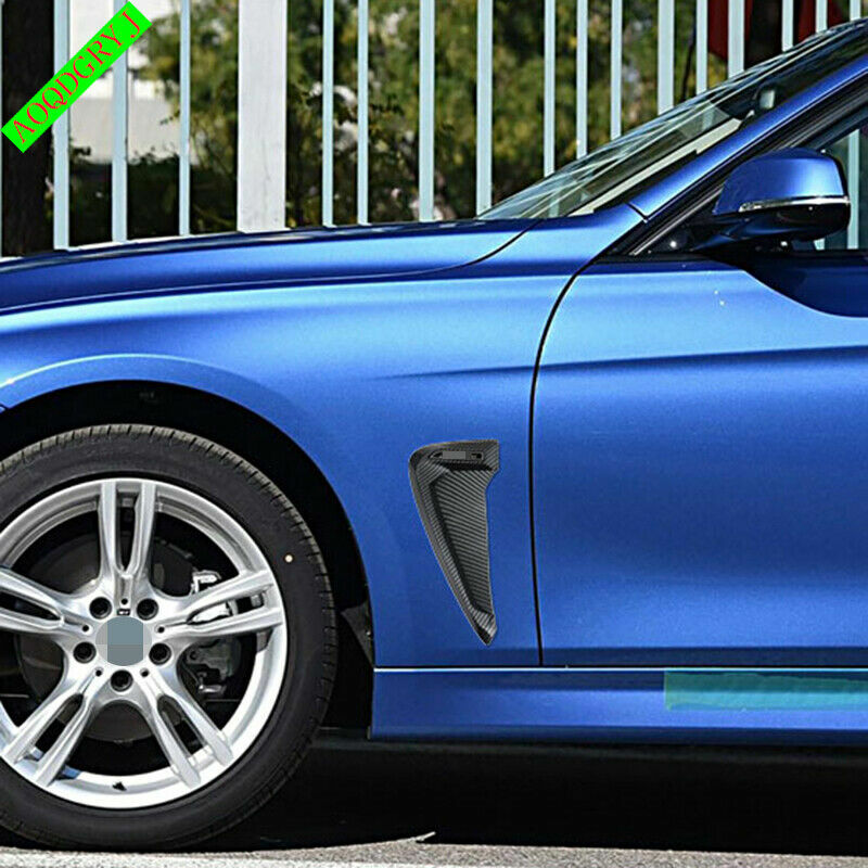 for Honda Accord Carbon Fiber Look Side Fender Wheel eyebrow Emblem Trim cover