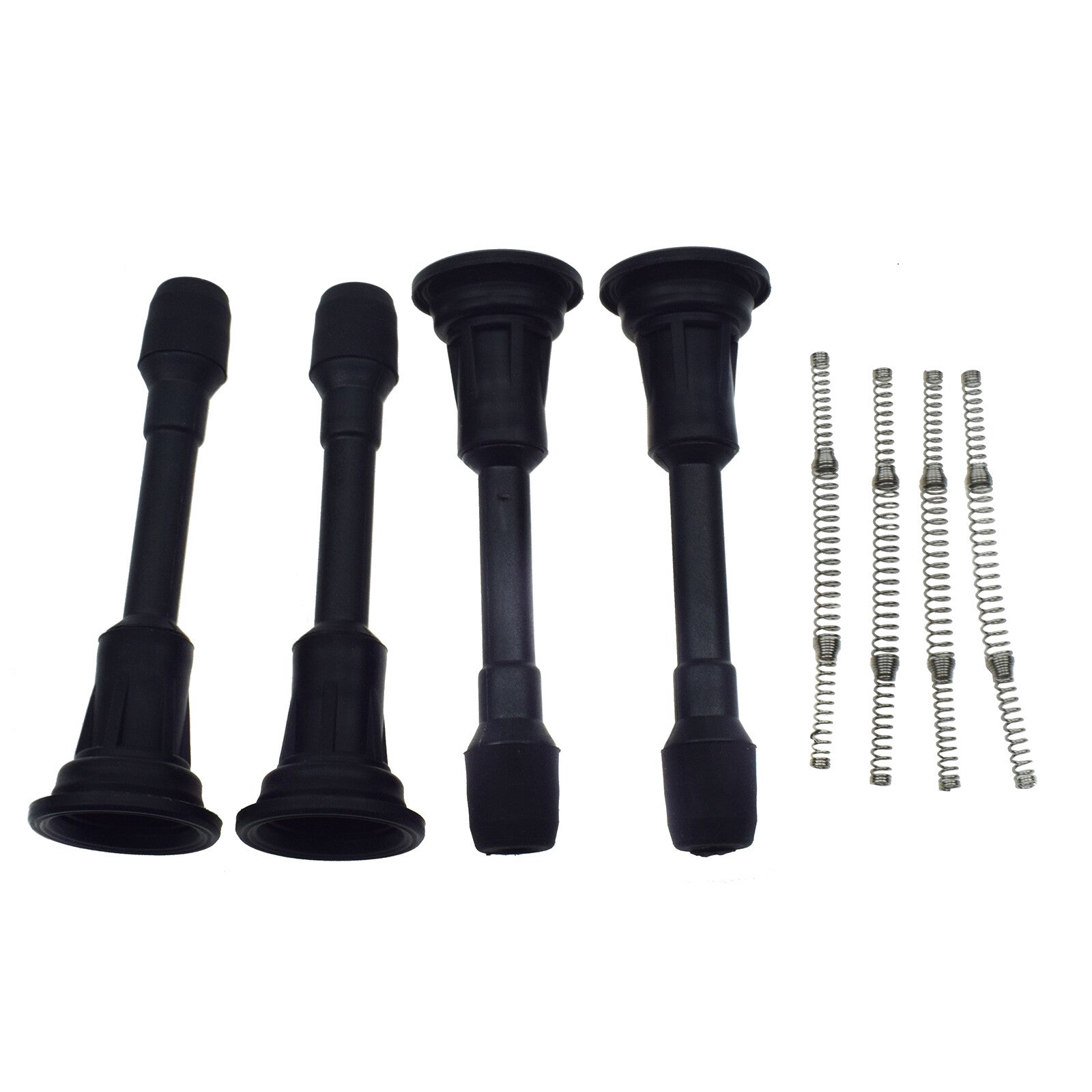 4-Piece Set Ignition Coil Rubber Boot Spring for Altima Rogue Sentra Versa- v