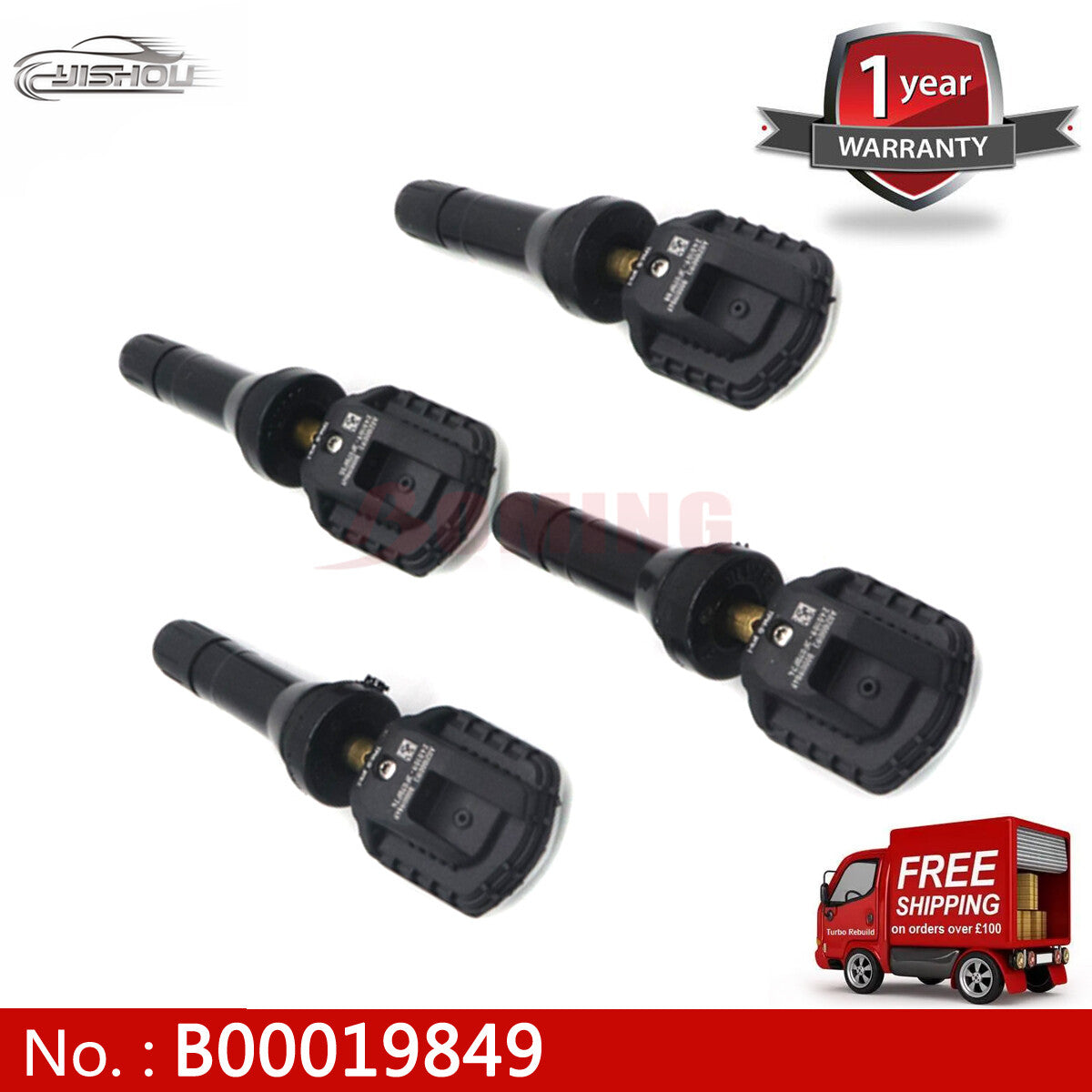TPMS B00019849 Tire Pressure Sensor for Beijing BJ40, BJ40 Plus, BJ60, and BJ80 (2018-23)