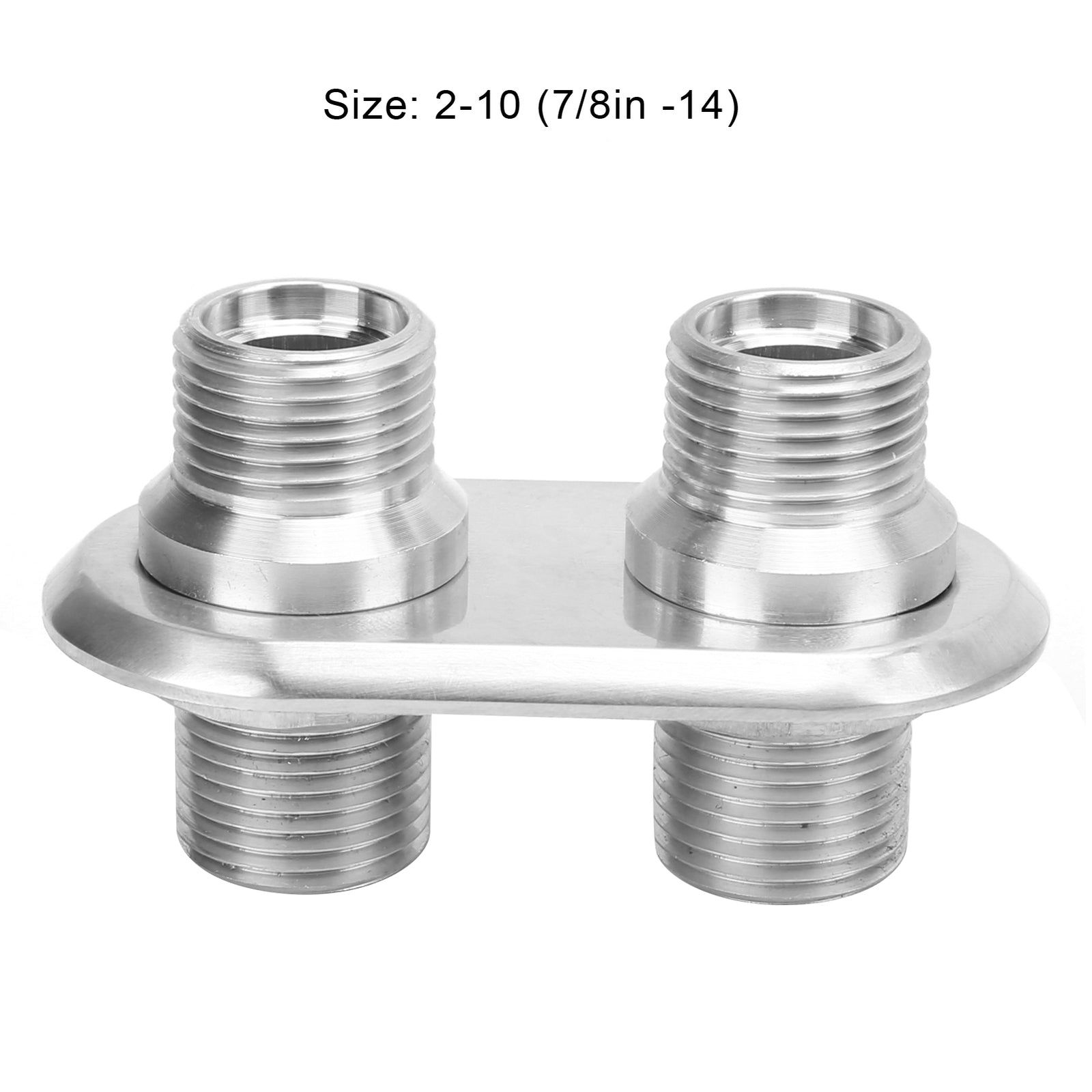 Hot Car 2Port Air Conditioning Bulkhead Interface Modification Parts For
