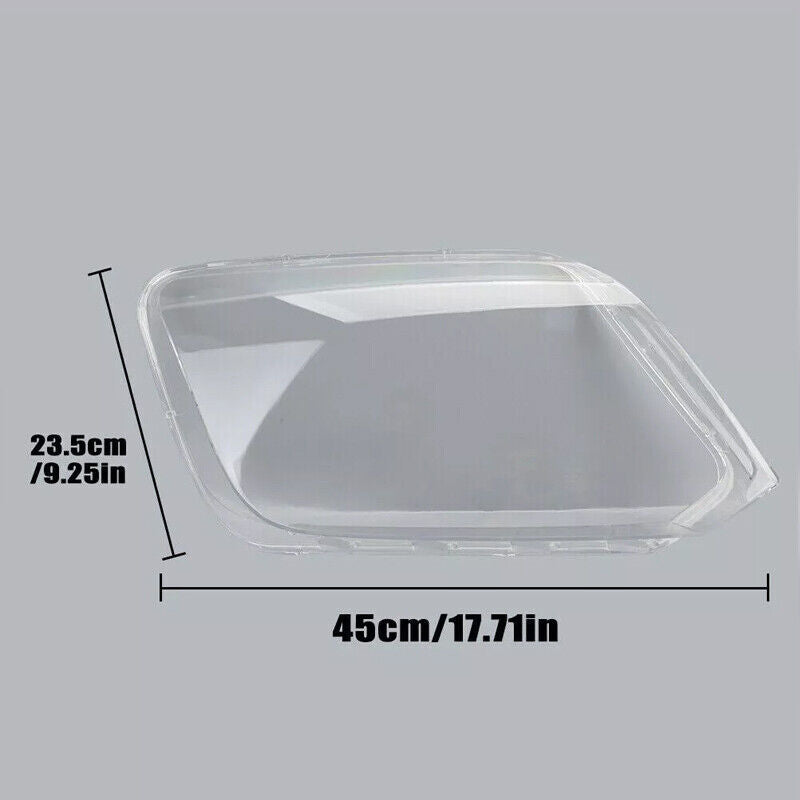2Pcs Headlight Lens Cover Cap for Volkswagen for VW Amarok Ute 2H 2010-2022 LHRH