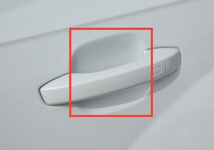 Fit for Audi Q7 2016-2019 ABS Carbon Fiber Exterior Side Door Bowl Cover Trim 4P