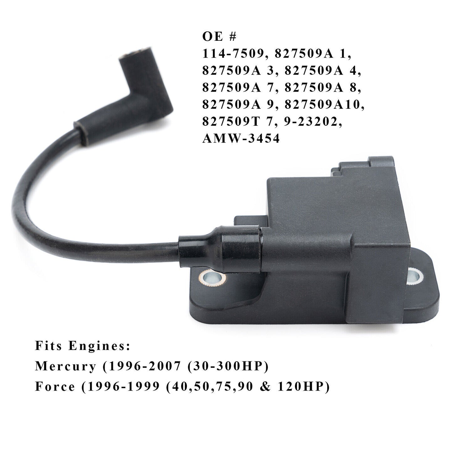 3-pack outboard ignition coil CDM module for Mercury MerCruiser 30-300HP 114-7509