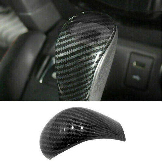 for Nissan Rogue Sport 2017-21 Carbon Fiber Central Console Gear Shift Knob Trim