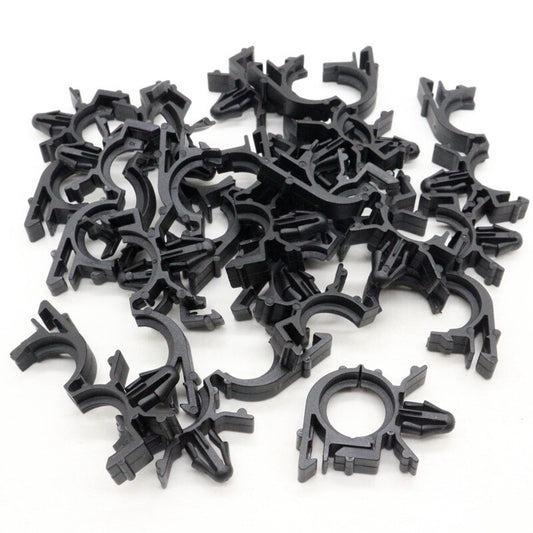 25-pack of flexible conduit clamps and braided cable clamps suitable for GM 8911472