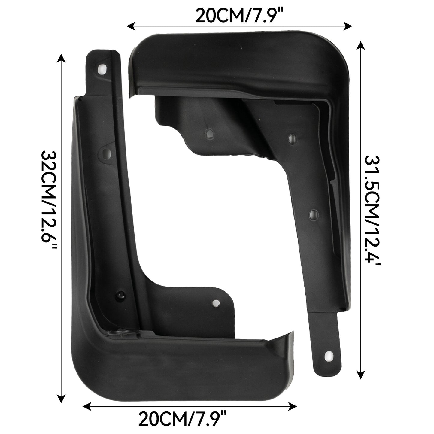 X4 Front & Rear Mudflap Set Mud Flap Kit for Honda 11th for Civic 2022 Splash Guard Q