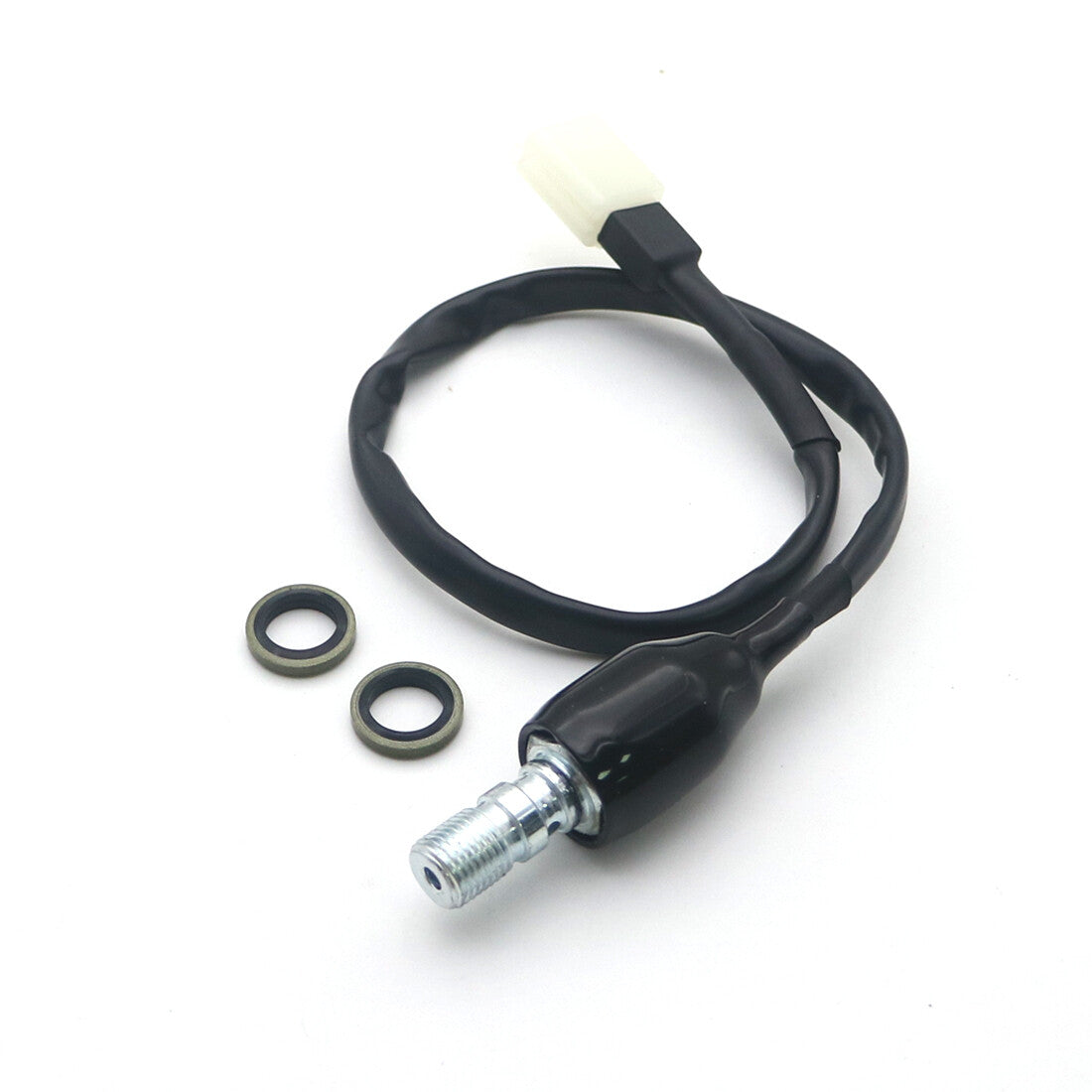 M10x 1.0mm Black Motorcycle Hydraulic Brake Pressure Light Switch Hollow Bolt Q