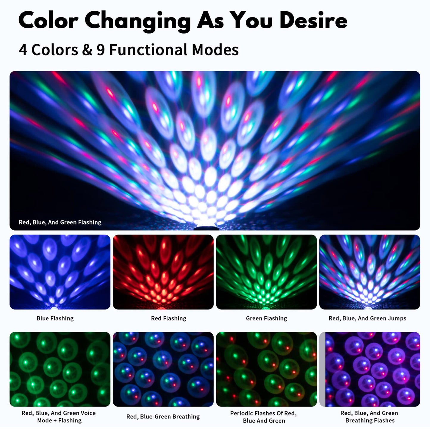 USB Car Accessories Interior Atmosphere Star Sky Lamp Ambient Night Lights