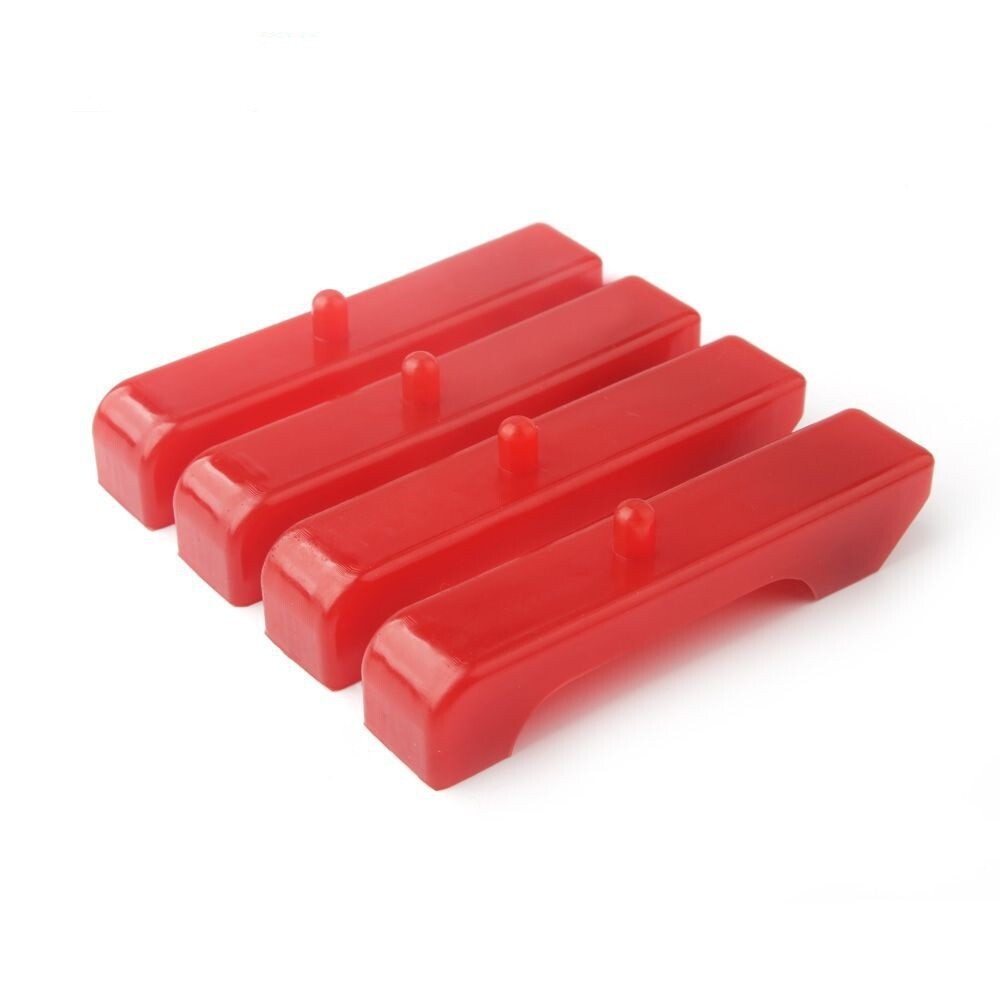 Urethane GM Style Red Small Block Engined Radiator Isolators Support Bushings