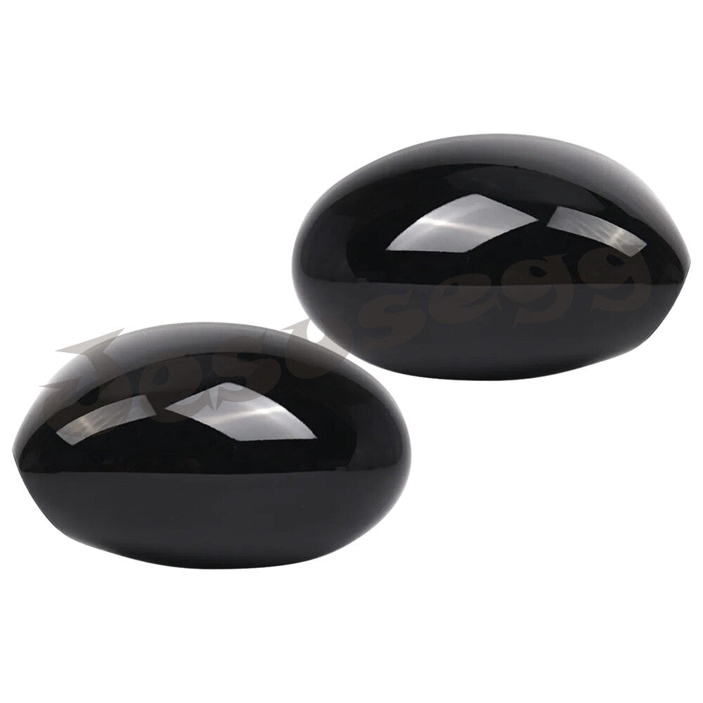 2pcs Fits 2000-2006 for Mini Cooper R50 R53 Hatchback Mirror Cover Cap RH+LH