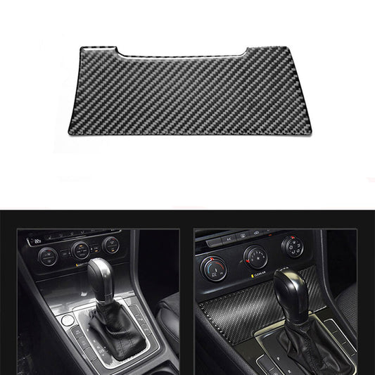 Carbon Fiber Inner Cigarette Lighter Panel Cover Trim for VW for Golf MK7 2013-2019