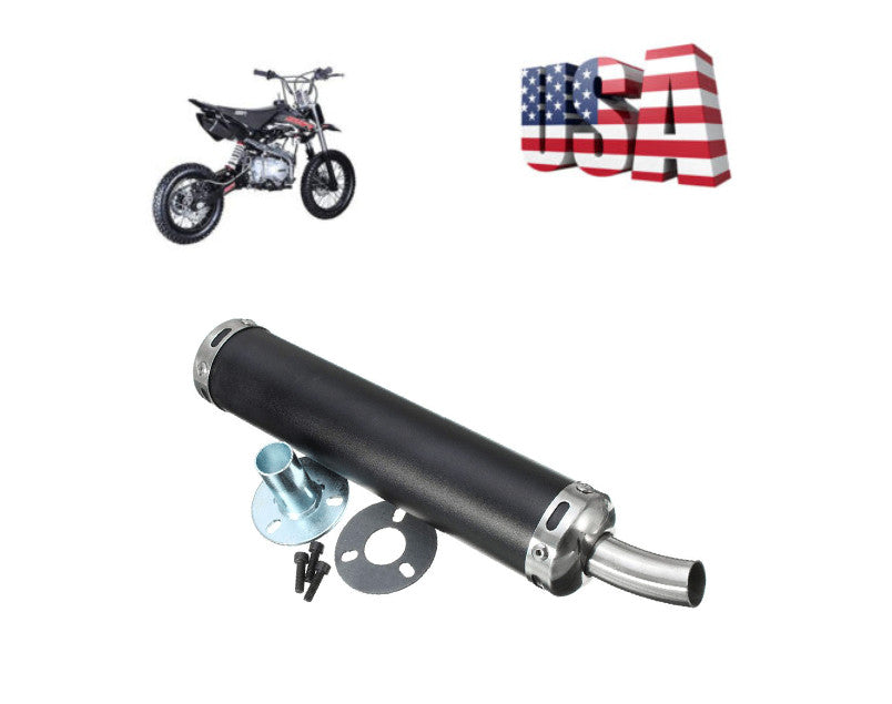 22mm Exhaust Pipe Muffler For Motorcycle Street Dirt Bike ATV