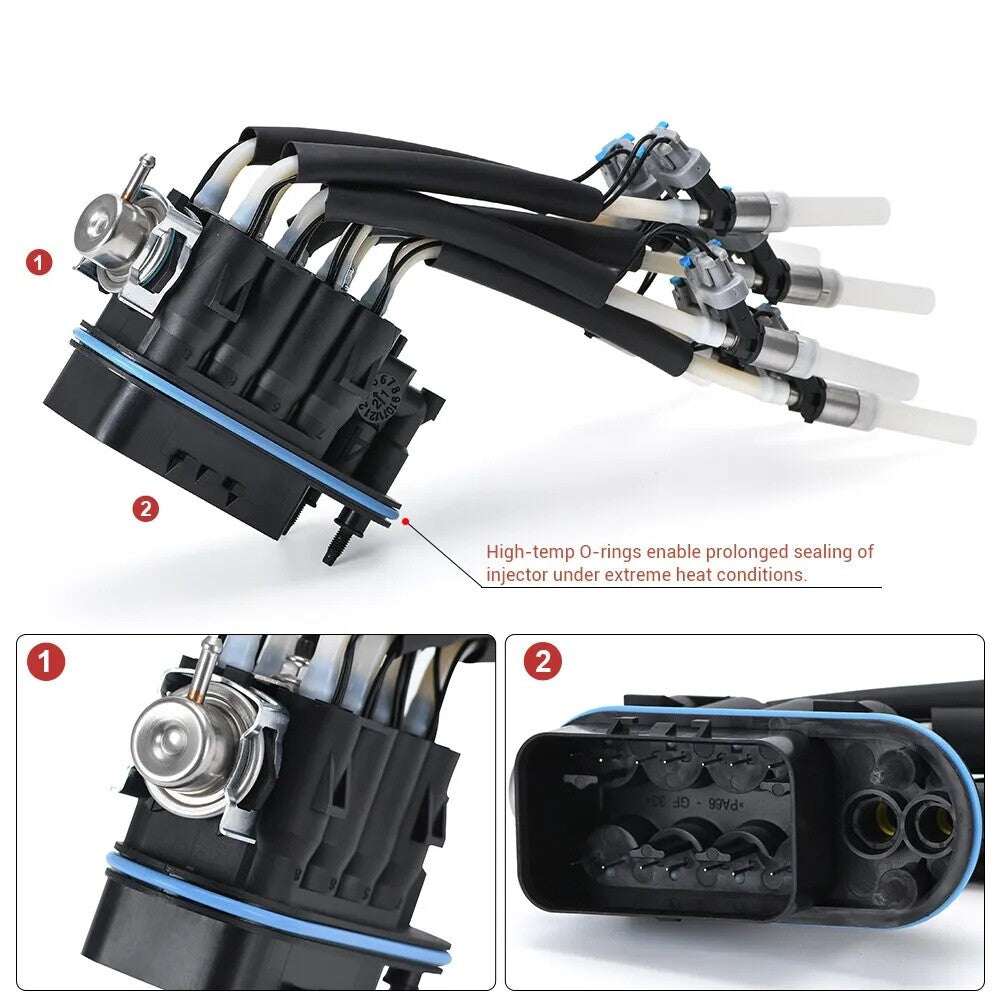 Central Port Fuel Spider Injectors are compatible with 96-02 for Chevrolet for GMC V8 5.7L and 5.0L engines.