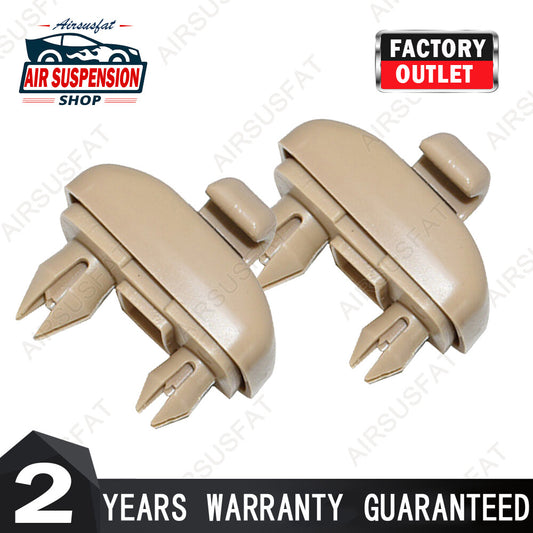 2X Sun Visor Holder Clip Support Beige Bracket for Audi A3 A4 A5 Q2 Q3 Q5 TT RS3
